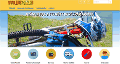 Desktop Screenshot of liget-bike.hu