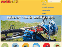 Tablet Screenshot of liget-bike.hu